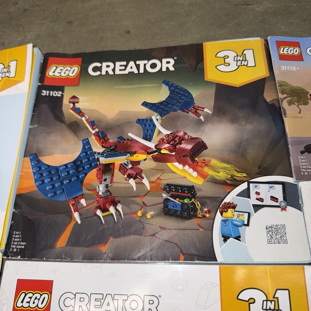 LEGO‎ Creator Instruction Manuals Lot 3-in-1 Sets 31153 31102 - Picture 6 of 6